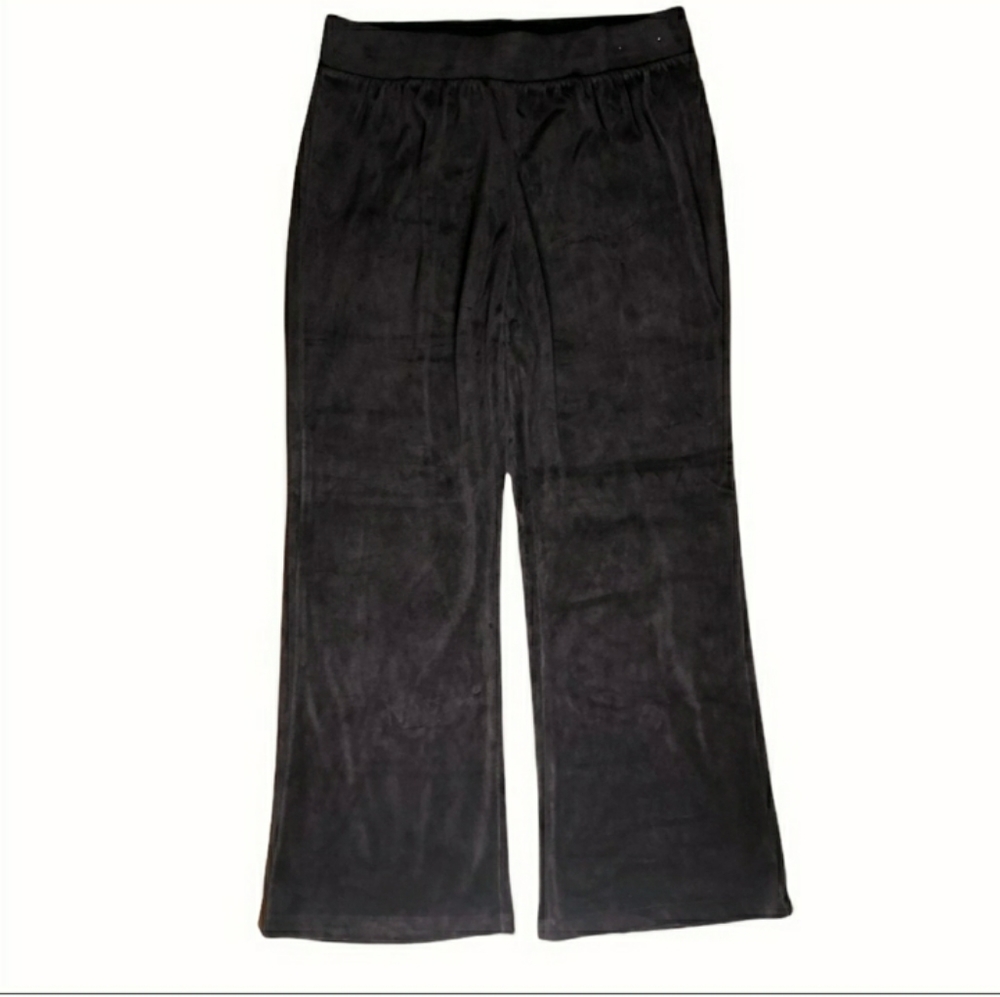VENEZIA by LANE BRYANT Brown Velour Pants Sz 1X (14/16)NWT!